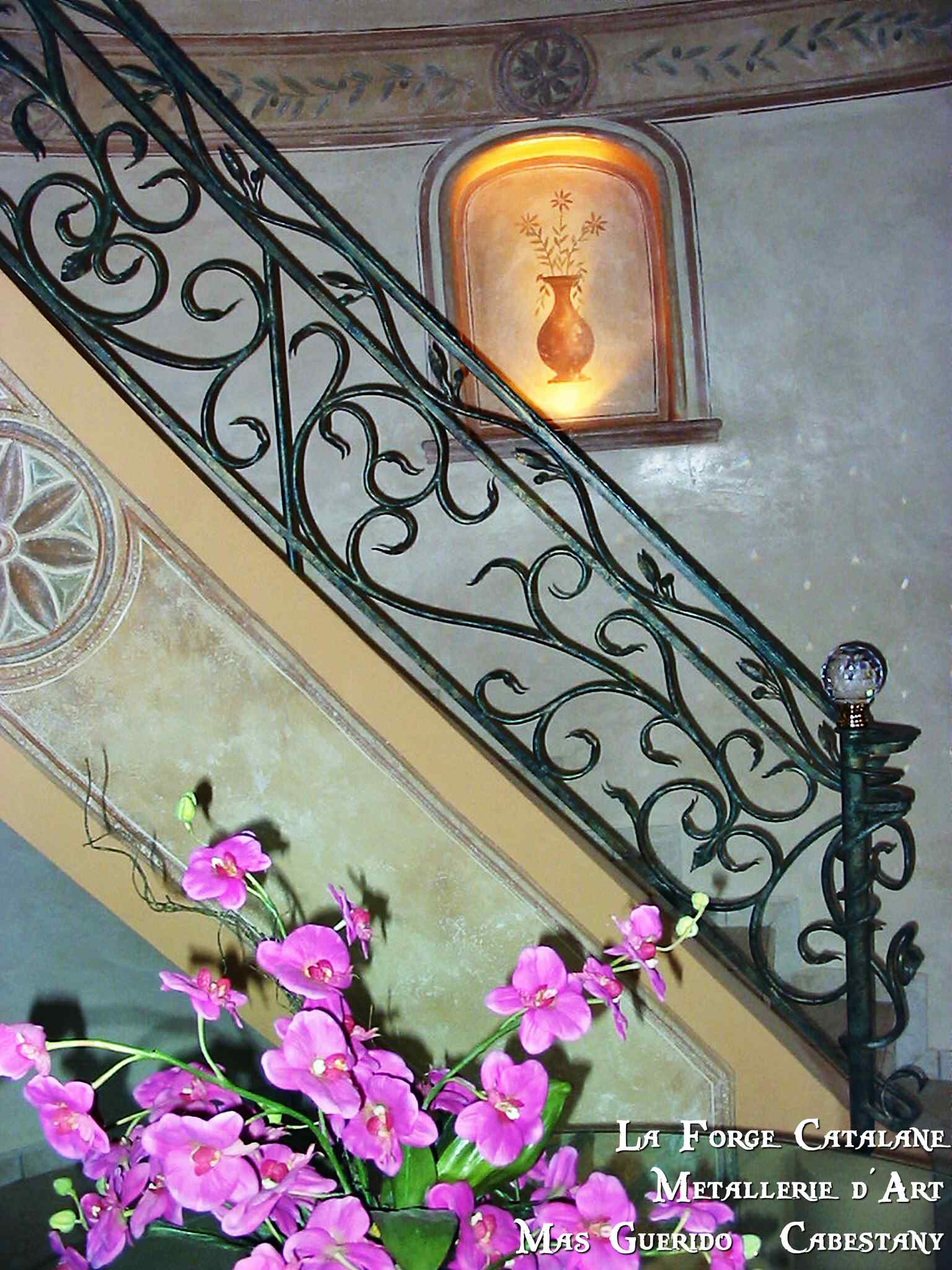 Rampant debillarde travail forge vegetal vigne forge catalane 5.jpg